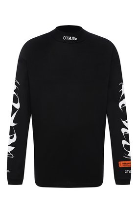 Мужской хлопковая водолазка HERON PRESTON черного цвета по цене 29650 руб., арт. HMAB017F21JER0021001 | Фото 1 Мужской хлопковая водолазка HERON PRESTON черного цвета, арт. HMAB017F21JER0021001 | Фото 1 (Длина (для топов): Стандартные; Материал внешний: Хлопок; Рукава: Длинные; Мужское Кросс-КТ: Водолазка-одежда; Принт: С принтом; Стили: Гранж)