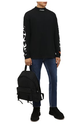Мужской хлопковая водолазка HERON PRESTON черного цвета по цене 29650 руб., арт. HMAB017F21JER0021001 | Фото 2 Мужской хлопковая водолазка HERON PRESTON черного цвета, арт. HMAB017F21JER0021001 | Фото 2 (Длина (для топов): Стандартные; Материал внешний: Хлопок; Рукава: Длинные; Мужское Кросс-КТ: Водолазка-одежда; Принт: С принтом; Стили: Гранж)