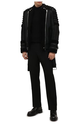 Мужская дубленка BALMAIN черного цвета по цене 394000 руб., арт. WH1TH125/L119 | Фото 2 Мужская дубленка BALMAIN черного цвета, арт. WH1TH125/L119 | Фото 2 (Рукава: Длинные; Длина (верхняя одежда): Короткие; Материал внешний: Натуральный мех)