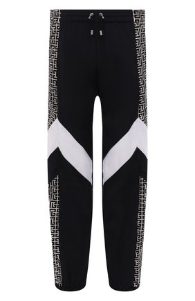Мужские джоггеры BALMAIN черного цвета по цене 117500 руб., арт. WH10B061/687I | Фото 1 Мужские джоггеры BALMAIN черного цвета, арт. WH10B061/687I | Фото 1 (Материал внешний: Синтетический материал; Силуэт М (брюки): Джоггеры; Стили: Спорт-шик; Длина (брюки, джинсы): Стандартные)