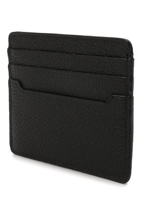 Мужской кожаный футляр для кредитных карт BRIONI черного цвета, арт. 0HUM0L/01719 | Фото 2 (Материал: Натуральная кожа)