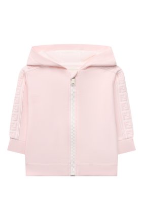 Детский хлопковая толстовка FENDI розового цвета по цене 17800 руб., арт. BUH028/8RA/3M-9M | Фото 1 Детский хлопковая толстовка FENDI розового цвета, арт. BUH028/8RA/3M-9M | Фото 1 (Материал подклада: Хлопок; Материал внешний: Хлопок; Рукава: Длинные; Ростовка одежда: 6 мес | 68 см, 9 мес | 74 см)