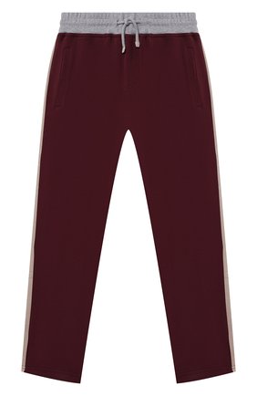 Детские хлопковые брюки BRUNELLO CUCINELLI бордового цвета по цене 53450 руб., арт. BM810E306C | Фото 1 Детские хлопковые брюки BRUNELLO CUCINELLI бордового цвета, арт. BM810E306C | Фото 1 (Материал внешний: Хлопок; Случай: Повседневный; Региональные ограничения белый список (Axapta Mercury): RU; Ростовка одежда: 12 лет | 152 см)