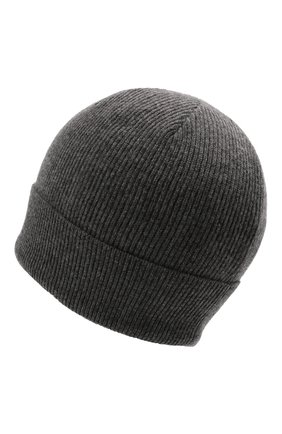 Детского кашемировая шапка BRUNELLO CUCINELLI темно-серого цвета, арт. B12M11299A | Фото 2 (Материал: Кашемир, Шерсть, Текстиль)