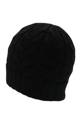 Детского шерстяная шапка MONCLER черного цвета по цене 10400 руб., арт. G2-954-3B715-20-04S02 | Фото 2 Детского шерстяная шапка MONCLER черного цвета, арт. G2-954-3B715-20-04S02 | Фото 2 (Материал: Шерсть)