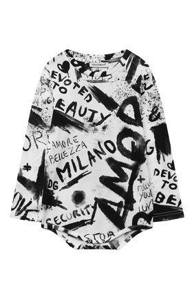 Детское комплект из двух боди DOLCE & GABBANA черно-белого цвета по цене 25150 руб., арт. L2J0H5/G7BGJ | Фото 2 Детское комплект из двух боди DOLCE & GABBANA черно-белого цвета, арт. L2J0H5/G7BGJ | Фото 2 (Рукава: Длинные; Материал внешний: Хлопок; Ростовка одежда: 0 - 3 мес | 50 - 60 см, 12 мес | 80 см, 18 мес | 86 см, 3 мес | 62 см, 6 мес | 68 см, 9 мес | 74 см)
