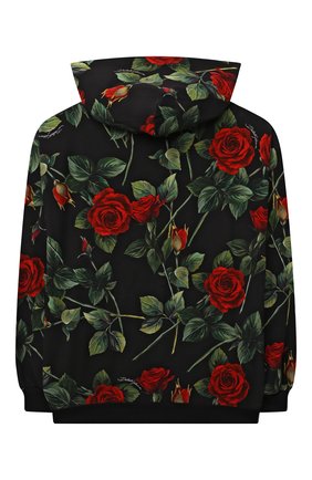 Детский хлопковая толстовка DOLCE & GABBANA черного цвета по цене 23450 руб., арт. L5JW5F/FSGYF/8-14 | Фото 2 Детский хлопковая толстовка DOLCE & GABBANA черного цвета, арт. L5JW5F/FSGYF/8-14 | Фото 2 (Материал внешний: Хлопок; Рукава: Длинные; Ростовка одежда: 10 - 11 лет | 140 - 146см, 12 лет | 152 см, 8 лет | 128 см)
