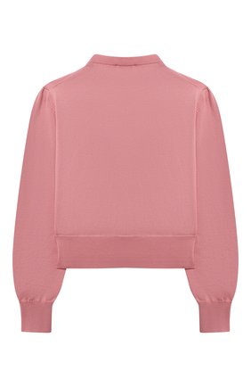 Детский хлопковый кардиган DOLCE & GABBANA розового цвета по цене 27700 руб., арт. L5KWF1/JACLC/8-14 | Фото 2 Детский хлопковый кардиган DOLCE & GABBANA розового цвета, арт. L5KWF1/JACLC/8-14 | Фото 2 (Рукава: Длинные; Материал внешний: Хлопок; Девочки Кросс-КТ: Кардиган-одежда; Ростовка одежда: 10 - 11 лет | 140 - 146см, 12 лет | 152 см, 8 лет | 128 см)