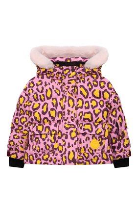 Детская пуховая куртка DOLCE & GABBANA розового цвета по цене 84850 руб., арт. L5JBJU/G7A6Q/8-14 | Фото 1 Детская пуховая куртка DOLCE & GABBANA розового цвета, арт. L5JBJU/G7A6Q/8-14 | Фото 1 (Материал внешний: Синтетический материал; Материал подклада: Синтетический материал; Материал утеплителя: Пух и перо; Рукава: Длинные; Девочки Кросс-КТ: Пуховик-верхняя одежда; Кросс-КТ: Сезон: зима; Ростовка одежда: 10 - 11 лет | 140 - 146см, 12 лет | 152 см, 8 лет | 128 см)