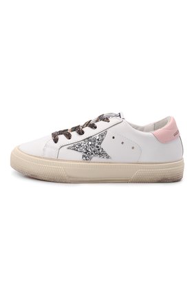 Детские кожаные кеды superstar GOLDEN GOOSE DELUXE BRAND белого цвета по цене 29500 руб., арт. GTF00112.F001989 | Фото 2 Детские кожаные кеды superstar GOLDEN GOOSE DELUXE BRAND белого цвета, арт. GTF00112.F001989 | Фото 2 (Материал внутренний: Натуральная кожа; Материал внешний: Кожа)