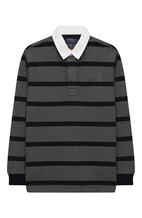 Детское хлопковое поло POLO RALPH LAUREN серого цвета по цене 7995 руб., арт. 323850959 | Фото 1 Детское хлопковое поло POLO RALPH LAUREN серого цвета, арт. 323850959 | Фото 1 (Рукава: Длинные; Материал внешний: Хлопок; Ростовка одежда: 13 - 15 лет | 158 см, 10 - 11 лет | 140 - 146см, 9 лет | 134 см, 16 лет | 164 см)