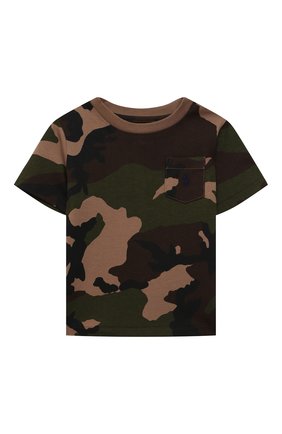 Детская хлопковая футболка POLO RALPH LAUREN хаки цвета по цене 2895 руб., арт. 320836548 | Фото 1 Детская хлопковая футболка POLO RALPH LAUREN хаки цвета, арт. 320836548 | Фото 1 (Материал внешний: Хлопок; Рукава: Короткие)