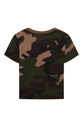 Детская хлопковая футболка POLO RALPH LAUREN хаки цвета по цене 2895 руб., арт. 320836548 | Фото 2 Детская хлопковая футболка POLO RALPH LAUREN хаки цвета, арт. 320836548 | Фото 2 (Материал внешний: Хлопок; Рукава: Короткие)