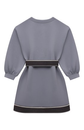 Детское хлопковое платье EMPORIO ARMANI голубого цвета по цене 18100 руб., арт. 6K3A18/1JHSZ | Фото 2 Детское хлопковое платье EMPORIO ARMANI голубого цвета, арт. 6K3A18/1JHSZ | Фото 2 (Рукава: Длинные; Материал внешний: Хлопок; Случай: Повседневный; Ростовка одежда: 10 - 11 лет | 140 - 146см, 13 - 15 лет | 158 см, 16 лет | 164 см, 4 года | 104 см, 5 лет | 110 см, 6 лет | 116 см, 7 лет | 122 см, 8 лет | 128 см)