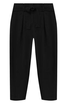 Детские брюки из вискозы EMPORIO ARMANI черного цвета по цене 16400 руб., арт. 6K3P75/2N9CZ | Фото 1 Детские брюки из вискозы EMPORIO ARMANI черного цвета, арт. 6K3P75/2N9CZ | Фото 1 (Материал внешний: Вискоза; Девочки Кросс-КТ: Брюки-одежда; Ростовка одежда: 10 - 11 лет | 140 - 146см, 13 - 15 лет | 158 см, 16 лет | 164 см, 4 года | 104 см, 5 лет | 110 см, 6 лет | 116 см, 7 лет | 122 см, 8 лет | 128 см)