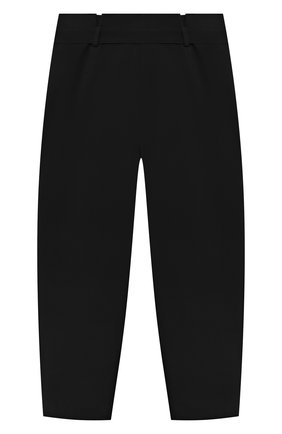 Детские брюки из вискозы EMPORIO ARMANI черного цвета по цене 16400 руб., арт. 6K3P75/2N9CZ | Фото 2 Детские брюки из вискозы EMPORIO ARMANI черного цвета, арт. 6K3P75/2N9CZ | Фото 2 (Материал внешний: Вискоза; Девочки Кросс-КТ: Брюки-одежда; Ростовка одежда: 10 - 11 лет | 140 - 146см, 13 - 15 лет | 158 см, 16 лет | 164 см, 4 года | 104 см, 5 лет | 110 см, 6 лет | 116 см, 7 лет | 122 см, 8 лет | 128 см)