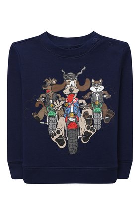 Детский хлопковый свитшот STELLA MCCARTNEY темно-синего цвета по цене 3830 руб., арт. 602269/SRJC1 | Фото 1 Детский хлопковый свитшот STELLA MCCARTNEY темно-синего цвета, арт. 602269/SRJC1 | Фото 1 (Рукава: Длинные; Материал внешний: Хлопок; Ростовка одежда: 9 мес | 74 см, 12 мес | 80 см, 18 мес | 86 см, 24 мес | 92 см, 6 мес | 68 см)