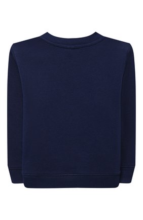 Детский хлопковый свитшот STELLA MCCARTNEY темно-синего цвета по цене 3830 руб., арт. 602269/SRJC1 | Фото 2 Детский хлопковый свитшот STELLA MCCARTNEY темно-синего цвета, арт. 602269/SRJC1 | Фото 2 (Рукава: Длинные; Материал внешний: Хлопок; Ростовка одежда: 9 мес | 74 см, 12 мес | 80 см, 18 мес | 86 см, 24 мес | 92 см, 6 мес | 68 см)