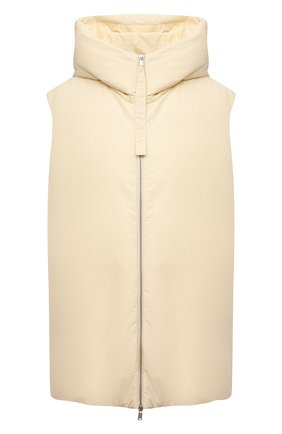 Женский пуховый жилет JIL SANDER бежевого цвета по цене 115000 руб., арт. JPPT441094-WT441100 | Фото 1 Женский пуховый жилет JIL SANDER бежевого цвета, арт. JPPT441094-WT441100 | Фото 1 (Материал внешний: Синтетический материал; Материал подклада: Синтетический материал; Материал утеплителя: Пух и перо; Стили: Спорт-шик; Кросс-КТ: Куртка, Пуховик; Длина (верхняя одежда): До середины бедра)