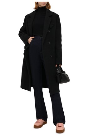 Женские кожаные кеды the quilt BOTTEGA VENETA розового цвета по цене 55950 руб., арт. 651417/V00T0 | Фото 2 Женские кожаные кеды the quilt BOTTEGA VENETA розового цвета, арт. 651417/V00T0 | Фото 2 (Материал внутренний: Текстиль, Натуральная кожа; Подошва: Платформа)