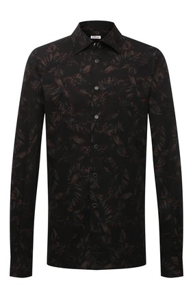Мужская хлопковая рубашка KITON темно-коричневого цвета по цене 88950 руб., арт. UMCNERHH0780802/47-50 | Фото 1 Мужская хлопковая рубашка KITON темно-коричневого цвета, арт. UMCNERHH0780802/47-50 | Фото 1 (Длина (для топов): Стандартные; Материал внешний: Хлопок; Рукава: Длинные; Случай: Повседневный; Принт: С принтом; Рубашки М: Regular Fit; Манжеты: На кнопках; Воротник: Кент; Стили: Кэжуэл; Big sizes: Big Sizes)