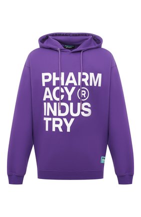 Мужской хлопковое худи PHARMACY INDUSTRY фиолетового цвета по цене 18050 руб., арт. PHMSFC260 | Фото 1 Мужской хлопковое худи PHARMACY INDUSTRY фиолетового цвета, арт. PHMSFC260 | Фото 1 (Материал внешний: Хлопок; Мужское Кросс-КТ: Худи-одежда; Принт: С принтом; Стили: Спорт-шик; Рукава: Длинные; Длина (для топов): Стандартные)