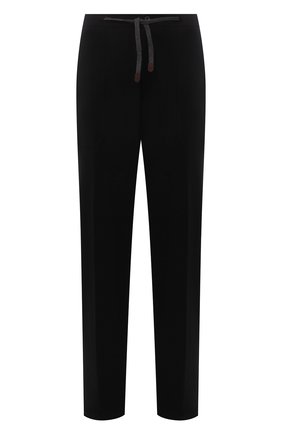 Мужские брюки MARCO PESCAROLO черного цвета, арт. BAIA/ZIP/4462 | Фото 1 (Длина (брюки, джинсы): Стандартные; Материал внешний: Лиоцелл, Растительное волокно; Случай: Повседневный; Стили: Кэжуэл; Big sizes: Big Sizes)