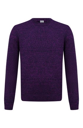 Мужской кашемировый свитер BERLUTI фиолетового цвета, арт. R21KRL187-001 | Фото 1 (Материал внешний: Кашемир, Шерсть; Рукава: Длинные; Длина (для топов): Стандартные; Мужское Кросс-КТ: Свитер-одежда; Принт: Без принта; Стили: Кэжуэл)