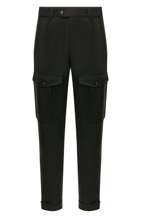 Мужские шерстяные брюки-карго ALEXANDER MCQUEEN хаки цвета по цене 69950 руб., арт. 664272/QRU89 | Фото 1 Мужские шерстяные брюки-карго ALEXANDER MCQUEEN хаки цвета, арт. 664272/QRU89 | Фото 1 (Длина (брюки, джинсы): Стандартные; Материал внешний: Шерсть; Случай: Повседневный; Силуэт М (брюки): Карго; Стили: Кэжуэл)