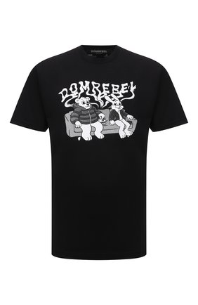 Мужская хлопковая футболка DOMREBEL черного цвета по цене 14400 руб., арт. MC0UCH/B0X T | Фото 1 Мужская хлопковая футболка DOMREBEL черного цвета, арт. MC0UCH/B0X T | Фото 1 (Материал внешний: Хлопок; Рукава: Короткие; Принт: С принтом; Стили: Гранж; Длина (для топов): Стандартные)