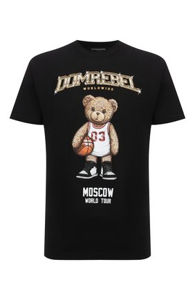 Мужская хлопковая футболка DOMREBEL черного цвета по цене 14400 руб., арт. MBEARBALL/B0X T | Фото 1 Мужская хлопковая футболка DOMREBEL черного цвета, арт. MBEARBALL/B0X T | Фото 1 (Материал внешний: Хлопок; Рукава: Короткие; Принт: С принтом; Стили: Гранж; Длина (для топов): Стандартные)