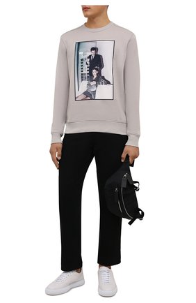 Мужской хлопковый свитшот LIMITATO серого цвета по цене 25850 руб., арт. HQ/SWEATER | Фото 2 Мужской хлопковый свитшот LIMITATO серого цвета, арт. HQ/SWEATER | Фото 2 (Рукава: Длинные; Материал внешний: Хлопок; Длина (для топов): Стандартные; Мужское Кросс-КТ: свитшот-одежда; Принт: С принтом; Стили: Кэжуэл)