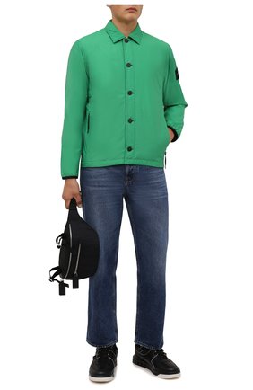 Мужская утепленная куртка STONE ISLAND зеленого цвета по цене 39450 руб., арт. 751511525 | Фото 2 Мужская утепленная куртка STONE ISLAND зеленого цвета, арт. 751511525 | Фото 2 (Длина (верхняя одежда): Короткие; Материал внешний: Хлопок, Синтетический материал; Материал подклада: Синтетический материал; Рукава: Длинные; Кросс-КТ: Куртка; Мужское Кросс-КТ: утепленные куртки; Стили: Кэжуэл)