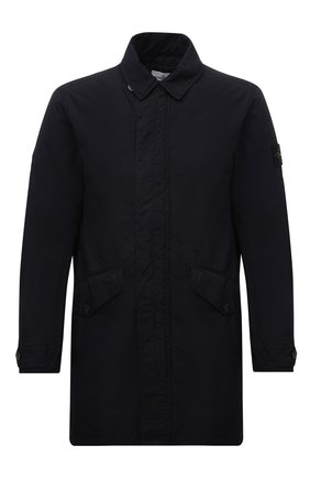 Мужской пуховый плащ STONE ISLAND темно-синего цвета по цене 99900 руб., арт. 751570449 | Фото 1 Мужской пуховый плащ STONE ISLAND темно-синего цвета, арт. 751570449 | Фото 1 (Материал подклада: Синтетический материал; Материал утеплителя: Пух и перо; Материал внешний: Синтетический материал; Мужское Кросс-КТ: Плащ-верхняя одежда; Рукава: Длинные; Длина (верхняя одежда): До середины бедра; Стили: Кэжуэл)