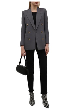 Женские текстильные ботильоны BALMAIN кремвого цвета по цене 73950 руб., арт. WN0TA680/TMGK | Фото 2 Женские текстильные ботильоны BALMAIN кремвого цвета, арт. WN0TA680/TMGK | Фото 2 (Подошва: Плоская; Материал внешний: Текстиль; Материал внутренний: Натуральная кожа; Каблук высота: Высокий; Каблук тип: Шпилька)