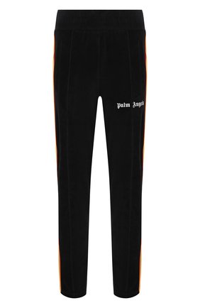 Мужские хлопковые брюки PALM ANGELS черного цвета по цене 34900 руб., арт. PMCA007F21FAB0101001 | Фото 1 Мужские хлопковые брюки PALM ANGELS черного цвета, арт. PMCA007F21FAB0101001 | Фото 1 (Материал внешний: Хлопок; Случай: Повседневный; Стили: Кэжуэл, Спорт-шик; Длина (брюки, джинсы): Стандартные)