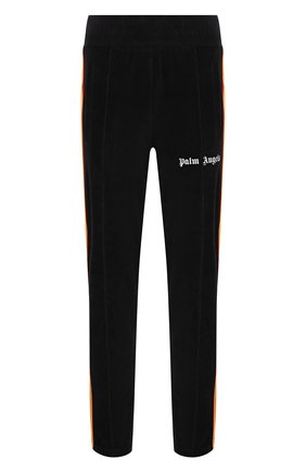 Мужские хлопковые брюки PALM ANGELS черного цвета, арт. PMCA007F21FAB0101001 | Фото 1 (Материал внешний: Хлопок; Случай: Повседневный; Стили: Кэжуэл, Спорт-шик; Длина (брюки, джинсы): Стандартные)
