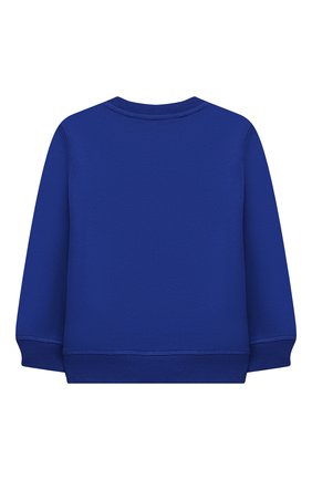 Детский хлопковый свитшот KENZO синего цвета по цене 9700 руб., арт. K25154 | Фото 2 Детский хлопковый свитшот KENZO синего цвета, арт. K25154 | Фото 2 (Рукава: Длинные; Материал внешний: Хлопок; Мальчики Кросс-КТ: Толстовка-одежда; Ростовка одежда: 10 - 11 лет | 140 - 146см, 12 лет | 152 см, 3 года | 98 см, 4 года | 104 см, 5 лет | 110 см, 6 лет | 116 см, 8 лет | 128 см)