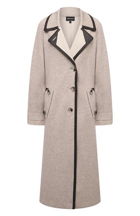 Женское пальто GIORGIO ARMANI бежевого цвета по цене 289500 руб., арт. 6KAL01/AM55Z | Фото 1 Женское пальто GIORGIO ARMANI бежевого цвета, арт. 6KAL01/AM55Z | Фото 1 (Длина (верхняя одежда): Длинные; Материал внешний: Синтетический материал; Рукава: Длинные; Стили: Гламурный; 1-2-бортные: Однобортные)