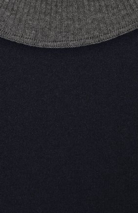 Детский кашемировый свитер BRUNELLO CUCINELLI синего цвета, арт. B22M10503A | Фото 3 (Материал внешний: Шерсть, Кашемир; Рукава: Длинные; Мальчики Кросс-КТ: Свитер-одежда; Ростовка одежда: 4 года | 104 см, 6 лет | 116 см)
