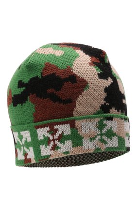 Детского шерстяная шапка OFF-WHITE хаки цвета по цене 11600 руб., арт. 0BLC002F21KNI001 | Фото 1 Детского шерстяная шапка OFF-WHITE хаки цвета, арт. 0BLC002F21KNI001 | Фото 1 (Материал: Текстиль, Шерсть)