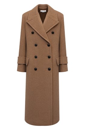 Женское шерстяное пальто VICTORIA BECKHAM бежевого цвета по цене 220000 руб., арт. 1521WCT002973A | Фото 1 Женское шерстяное пальто VICTORIA BECKHAM бежевого цвета, арт. 1521WCT002973A | Фото 1 (Материал подклада: Вискоза; Материал внешний: Шерсть; Длина (верхняя одежда): Длинные; Рукава: Длинные; Стили: Гламурный; 1-2-бортные: Двубортные)