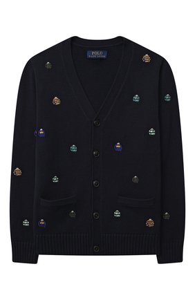 Детский хлопковый кардиган POLO RALPH LAUREN синего цвета по цене 10800 руб., арт. 323853375 | Фото 1 Детский хлопковый кардиган POLO RALPH LAUREN синего цвета, арт. 323853375 | Фото 1 (Материал внешний: Хлопок; Рукава: Длинные; Мальчики Кросс-КТ: Кардиган-одежда; Ростовка одежда: 13 - 15 лет | 158 см, 10 - 11 лет | 140 - 146см, 9 лет | 134 см, 16 лет | 164 см)