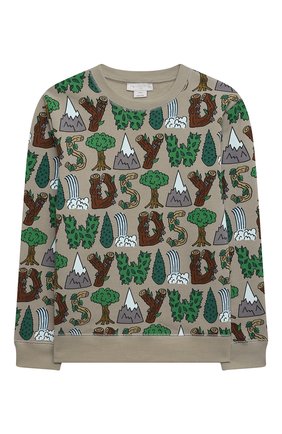 Детского комплект из свитшота и брюк STELLA MCCARTNEY хаки цвета по цене 10350 руб., арт. 603559/SRJ71 | Фото 2 Детского комплект из свитшота и брюк STELLA MCCARTNEY хаки цвета, арт. 603559/SRJ71 | Фото 2 (Рукава: Длинные; Материал внешний: Хлопок; Мальчики Кросс-КТ: Костюмы-спорт; Ростовка одежда: 9 лет | 134 см, 12 лет | 152 см, 13 - 15 лет | 158 см, 18 мес | 86 см, 2 года | 92 см, 3 года | 98 см, 4 года | 104 см, 5 лет | 110 см, 7 лет | 122 см)