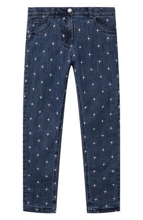 Детские джинсы STELLA MCCARTNEY синего цвета по цене 8420 руб., арт. 603338/SRKA1 | Фото 1 Детские джинсы STELLA MCCARTNEY синего цвета, арт. 603338/SRKA1 | Фото 1 (Материал внешний: Хлопок; Материал подклада: Хлопок; Кросс-КТ: джинсы; Ростовка одежда: 9 лет | 134 см, 12 лет | 152 см, 13 - 15 лет | 158 см, 16 лет | 164 см, 18 мес | 86 см, 2 года | 92 см, 3 года | 98 см, 4 года | 104 см, 5 лет | 110 см, 7 лет | 122 см)