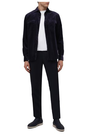 Мужская хлопковая рубашка RALPH LAUREN фиолетового цвета по цене 44450 руб., арт. 790851292 | Фото 2 Мужская хлопковая рубашка RALPH LAUREN фиолетового цвета, арт. 790851292 | Фото 2 (Материал внешний: Хлопок; Длина (для топов): Стандартные; Рукава: Длинные; Случай: Повседневный; Принт: Без принта; Манжеты: На пуговицах; Воротник: Акула; Стили: Кэжуэл)