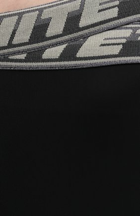 Женские леггинсы OFF-WHITE черного цвета, арт. 0WVG028F21JER001 | Фото 5 (Длина (брюки, джинсы): Стандартные; Материал внешний: Синтетический материал; Стили: Спорт-шик; Женское Кросс-КТ: Леггинсы-спорт)