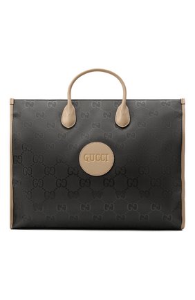 Мужская текстильная сумка-тоут off the grid GUCCI серого цвета по цене 124500 руб., арт. 630353/H9HAN | Фото 1 Мужская текстильная сумка-тоут off the grid GUCCI серого цвета, арт. 630353/H9HAN | Фото 1 (Материал: Текстиль)