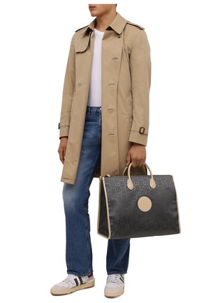 Мужская текстильная сумка-тоут off the grid GUCCI серого цвета по цене 124500 руб., арт. 630353/H9HAN | Фото 2 Мужская текстильная сумка-тоут off the grid GUCCI серого цвета, арт. 630353/H9HAN | Фото 2 (Материал: Текстиль)