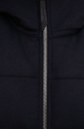 Мужской шерстяной жилет с меховой подкладкой ANDREA CAMPAGNA темно-синего цвета, арт. 00401H9RF2900 | Фото 5 (Кросс-КТ: Куртка; Материал внешний: Шерсть; Длина (верхняя одежда): Короткие; Стили: Кэжуэл)